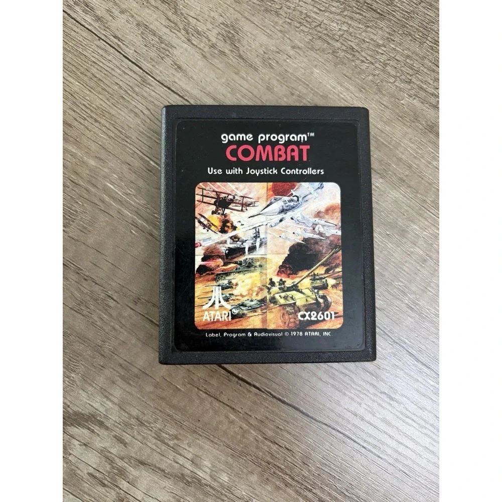 Combat (Atari 2600 1978) Game Only - Tested Works Photo Label